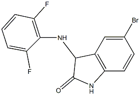  5-bromo-3-[(2,6-difluorophenyl)amino]-2,3-dihydro-1H-indol-2-one