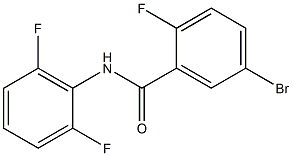 5-bromo-N-(2,6-difluorophenyl)-2-fluorobenzamide Struktur