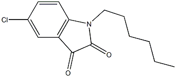 5-chloro-1-hexyl-2,3-dihydro-1H-indole-2,3-dione