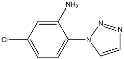 5-chloro-2-(1H-1,2,3-triazol-1-yl)aniline 结构式