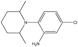 5-chloro-2-(2,6-dimethylpiperidin-1-yl)aniline Structure