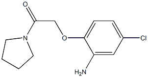 5-chloro-2-(2-oxo-2-pyrrolidin-1-ylethoxy)aniline Structure