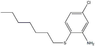 5-chloro-2-(heptylsulfanyl)aniline 结构式