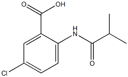 5-chloro-2-(isobutyrylamino)benzoic acid Structure