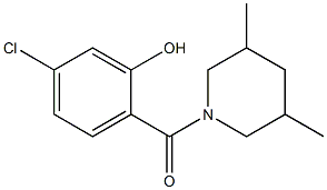 5-chloro-2-[(3,5-dimethylpiperidin-1-yl)carbonyl]phenol