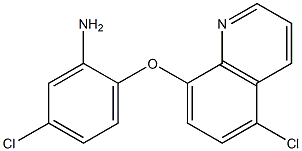 5-chloro-2-[(5-chloroquinolin-8-yl)oxy]aniline|