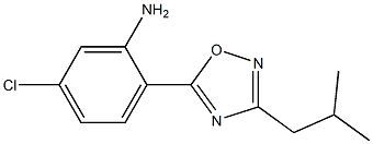 5-chloro-2-[3-(2-methylpropyl)-1,2,4-oxadiazol-5-yl]aniline