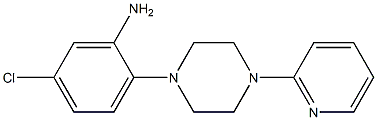 5-chloro-2-[4-(pyridin-2-yl)piperazin-1-yl]aniline Struktur