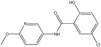 5-chloro-2-hydroxy-N-(6-methoxypyridin-3-yl)benzamide|