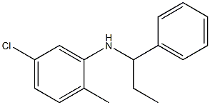 5-chloro-2-methyl-N-(1-phenylpropyl)aniline