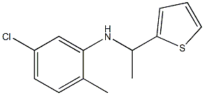 5-chloro-2-methyl-N-[1-(thiophen-2-yl)ethyl]aniline