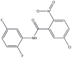 5-chloro-N-(2,5-difluorophenyl)-2-nitrobenzamide