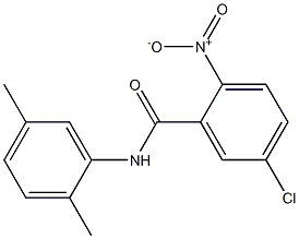 5-chloro-N-(2,5-dimethylphenyl)-2-nitrobenzamide Structure