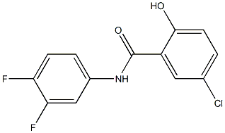 5-chloro-N-(3,4-difluorophenyl)-2-hydroxybenzamide