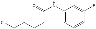 5-chloro-N-(3-fluorophenyl)pentanamide Struktur