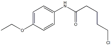 5-chloro-N-(4-ethoxyphenyl)pentanamide Struktur
