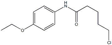 5-chloro-N-(4-ethoxyphenyl)pentanamide Structure