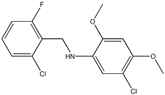 5-chloro-N-[(2-chloro-6-fluorophenyl)methyl]-2,4-dimethoxyaniline