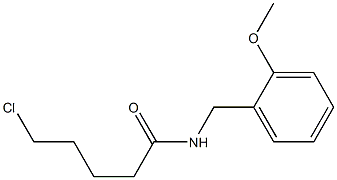 5-chloro-N-[(2-methoxyphenyl)methyl]pentanamide Structure