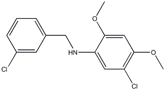 5-chloro-N-[(3-chlorophenyl)methyl]-2,4-dimethoxyaniline