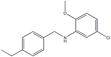 5-chloro-N-[(4-ethylphenyl)methyl]-2-methoxyaniline