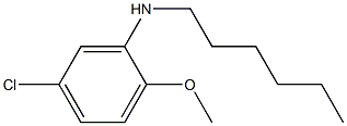 5-chloro-N-hexyl-2-methoxyaniline Struktur