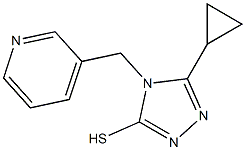 5-cyclopropyl-4-(pyridin-3-ylmethyl)-4H-1,2,4-triazole-3-thiol