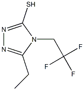 5-ethyl-4-(2,2,2-trifluoroethyl)-4H-1,2,4-triazole-3-thiol Structure