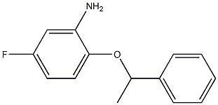 5-fluoro-2-(1-phenylethoxy)aniline
