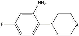 5-fluoro-2-(thiomorpholin-4-yl)aniline