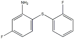 5-fluoro-2-[(2-fluorophenyl)sulfanyl]aniline|