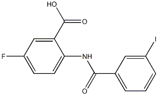 5-fluoro-2-[(3-iodobenzene)amido]benzoic acid|