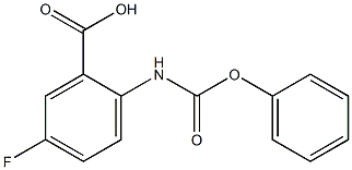 5-fluoro-2-[(phenoxycarbonyl)amino]benzoic acid