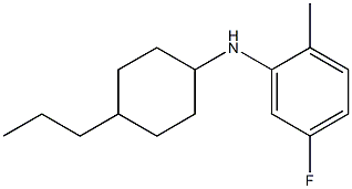 5-fluoro-2-methyl-N-(4-propylcyclohexyl)aniline