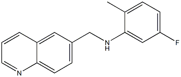 5-fluoro-2-methyl-N-(quinolin-6-ylmethyl)aniline