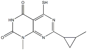 5-mercapto-1-methyl-7-(2-methylcyclopropyl)pyrimido[4,5-d]pyrimidine-2,4(1H,3H)-dione