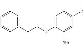 5-methoxy-2-(2-phenylethoxy)aniline Structure