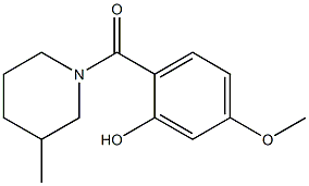 5-methoxy-2-[(3-methylpiperidin-1-yl)carbonyl]phenol