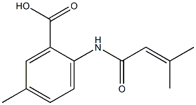 5-methyl-2-(3-methylbut-2-enamido)benzoic acid|