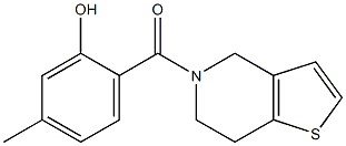 5-methyl-2-{4H,5H,6H,7H-thieno[3,2-c]pyridin-5-ylcarbonyl}phenol