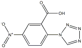 5-nitro-2-(1H-tetrazol-1-yl)benzoic acid,,结构式