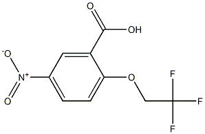 5-nitro-2-(2,2,2-trifluoroethoxy)benzoic acid Structure