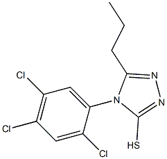 5-propyl-4-(2,4,5-trichlorophenyl)-4H-1,2,4-triazole-3-thiol