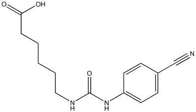 6-({[(4-cyanophenyl)amino]carbonyl}amino)hexanoic acid