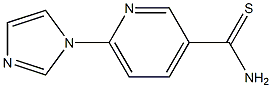 6-(1H-imidazol-1-yl)pyridine-3-carbothioamide Struktur