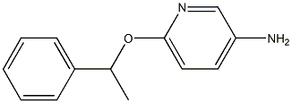 6-(1-phenylethoxy)pyridin-3-amine Structure