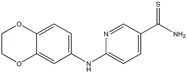 6-(2,3-dihydro-1,4-benzodioxin-6-ylamino)pyridine-3-carbothioamide