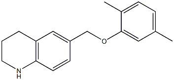 6-(2,5-dimethylphenoxymethyl)-1,2,3,4-tetrahydroquinoline|