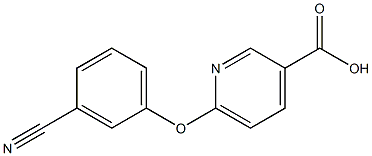 6-(3-cyanophenoxy)pyridine-3-carboxylic acid