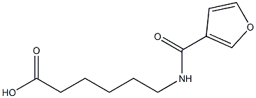 6-(3-furoylamino)hexanoic acid Struktur